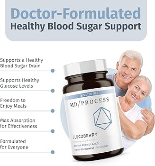 GlucoBerry blood sugar support supplement benefits for healthy glucose balance and daily wellness