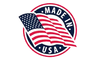 Made in USA quality assurance badge representing product manufacturing standards